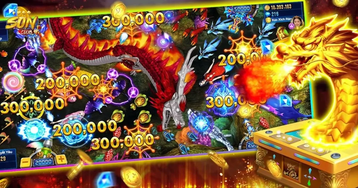 Những điểm nổi bật của Bắn Cá Long Vương SONCLUB